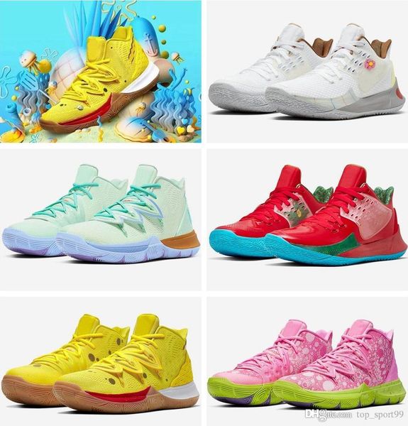 

new arrival mens kyrie shoes tv pe basketball shoes 5 for 20th anniversary sponge x irving 5s v five sneakers