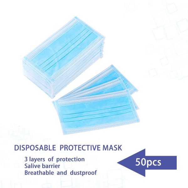 

breathable flu hygiene face masks disposable protective face mouth masks prevent anti bacteria safety mask nonwoven