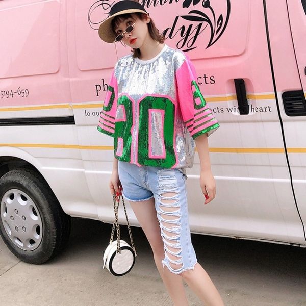 

новый летний женский жан корейский высокая талия нерегулярные женские повседневные мульти отверстие хип-хоп джинсовые шорты уличная одежда, White;black