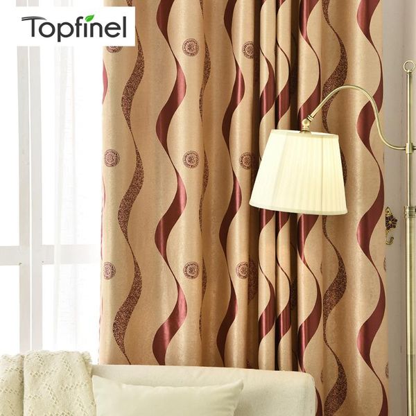 

inel thick wavy striped curtains design for living room bedroom home decoration modern blackout window treatments