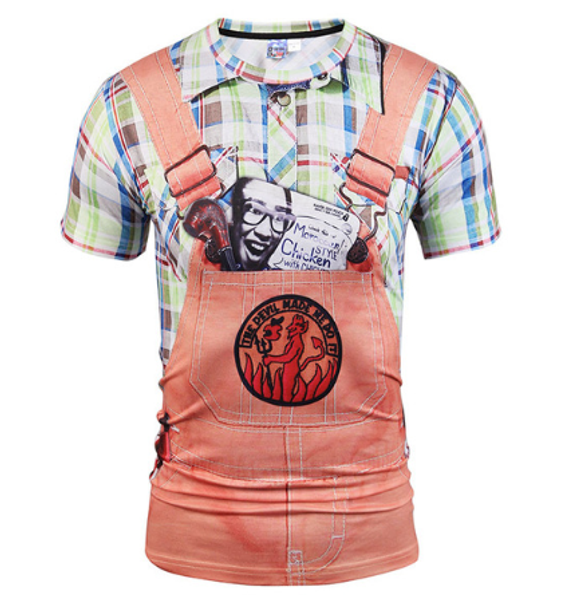 

fashion funny fake vest tattoo t-shirt 3d printed women/men summer short sleeve t-shirt casual tees 3d t-shirt k656, White;black