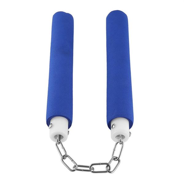 

martial foam sponge training nunchucks durable padded nunchuck martial arts practice kung fu color blue 1 pcs