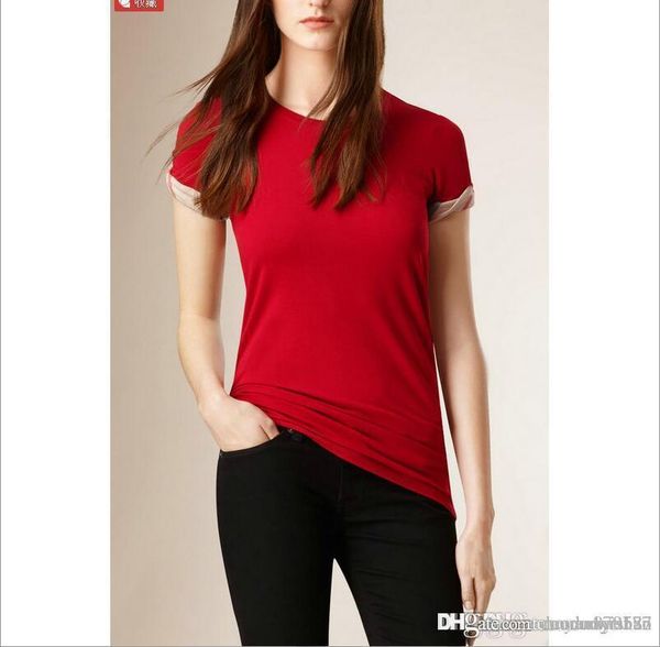 

женская дизайнерская рубашки лето марка тенниска женщины повседневная стиль топы тенниска хлопка с коротким рукавом футболки мода женщины то, White