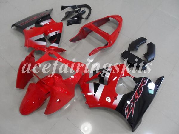 

4gifts new abs motorcycle full fairings set fit for kawasaki ninja zx-6r 2000 2001 2002 00 01 02 636 zx6r bodywork set red black
