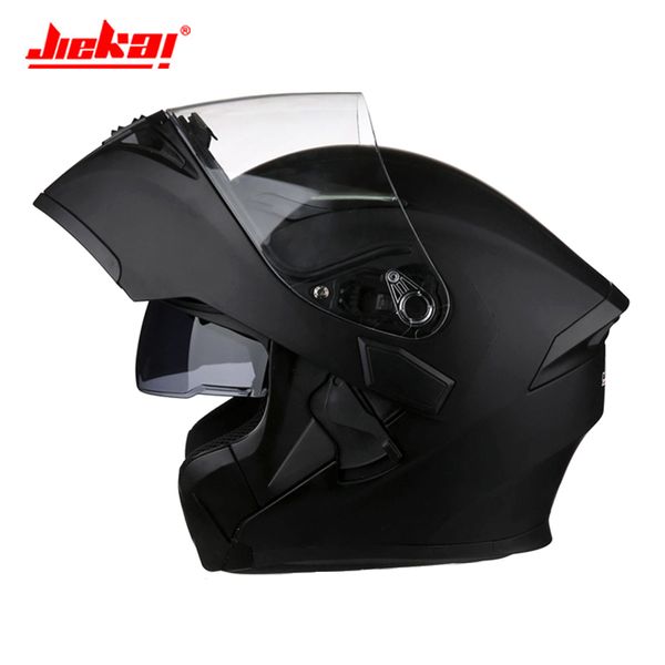 

jiekai мотоциклетный шлем анфас мужчины флип up мото шлем с inner visor гонки е