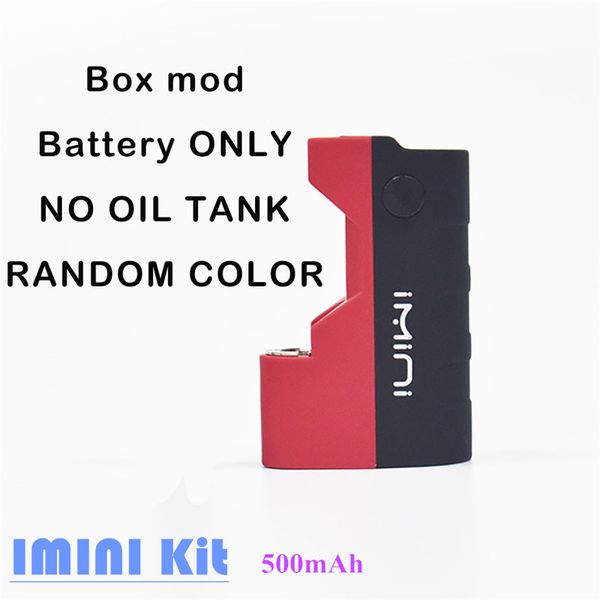 

IMIMI Kits 500mah Box Mod Аккумулятор Vape Cartridges Starter Kit 510Thread для испарителей масла Катушка фитиля 0,5 мл 1,0 мл Баки Vape Ручки