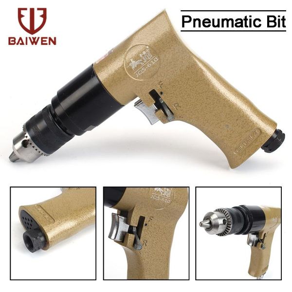 

pneumatic air drill reversible 3/8'' chuck industrial pneumatic drilling hand tool high speed 2000rpm air drill tools
