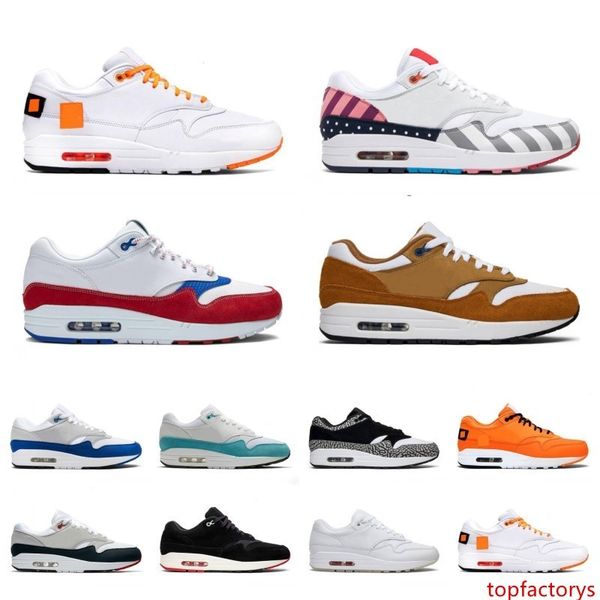 

new tinker sketch to shelf 1 87 red white mens running shoes for men 1s 87s womens designer sneakers air trainers size 36-46