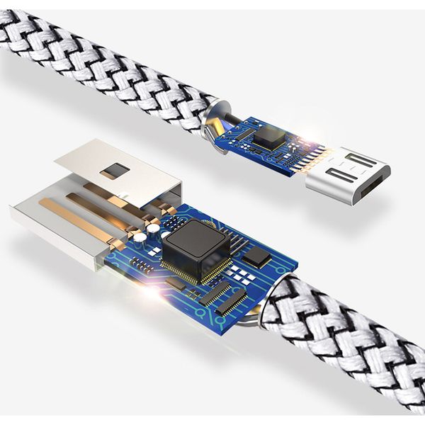 

micro usb type c cable 1.2m 1.8m нейлон быстрая зарядка данных кабель синхронизации для samsung samsung s8 s9 s10 xiaomi huawei