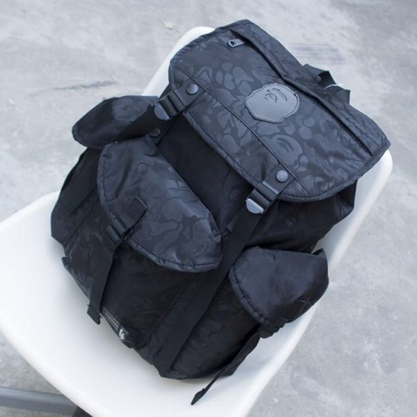 

школьная сумка для лазания нейлоновые рюкзаки унисекс уличный рюкзак not sup ape aape 18ss