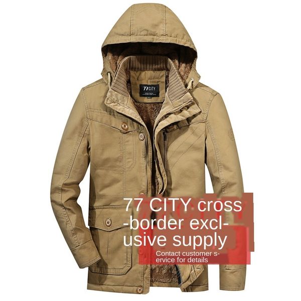 

дизайнер мужской утолщение большой размер хлопка-ватник, Black;brown