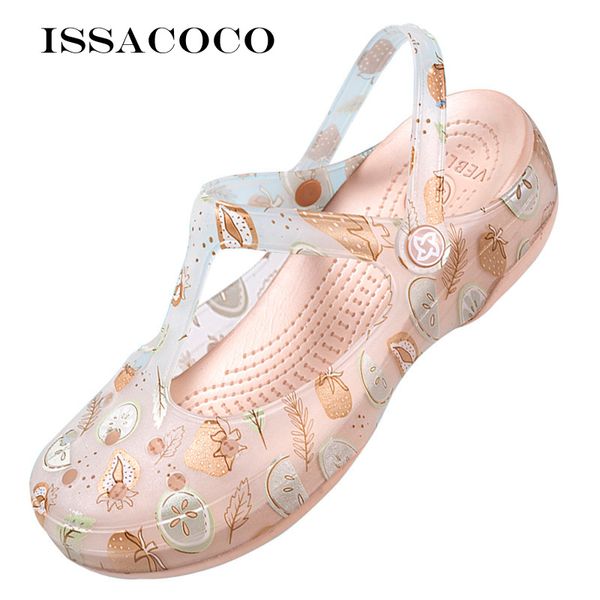 

shoes women's sandal slippers ladies shoes new women hole jelly sandals casual sandals garden water waterproof, Black