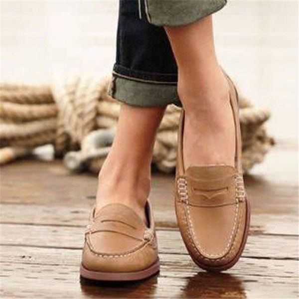 

fashion women flat shoes genuine leather woman flats casual loafers soft slip on moccasins lady driving shoes dropship, Black