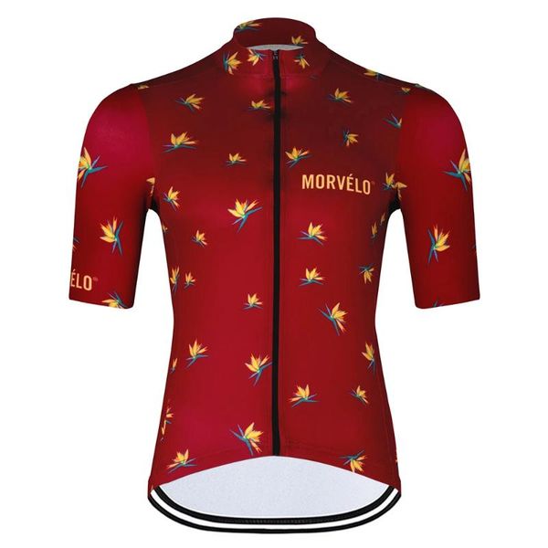 

morvelo 2020 men summer cycling jersey mtb road bike wear short sleeve racing bicycle jersey camisa ciclismo, Black;red