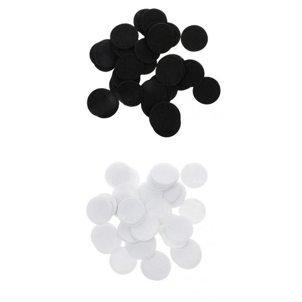 

200pcs 40mm padded felt round shape, Black