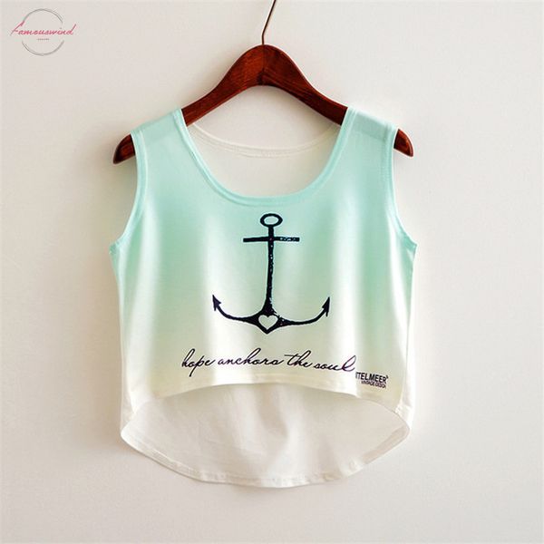 

2020 new arrival crop summer style women t shirt harajuku unicorn watermelon cartoon print t shirt casual cropped top, White