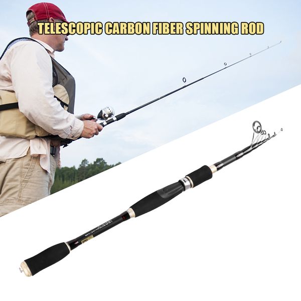 

1.8m 2.1m 2.4m 2.7m spinning/casting fishing rod carbon fiber travel fishing rod
