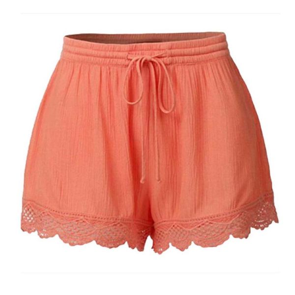 

2020 new women swimwear low personality quick dry female beach shorts summer running trunks shorts slips lace sport pants