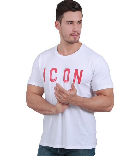 

2020 ss new arrival d2 mens shirt t-shirts print tees short sleeve m-3xl cothes dsquared2 t shirt2894#, Black;red