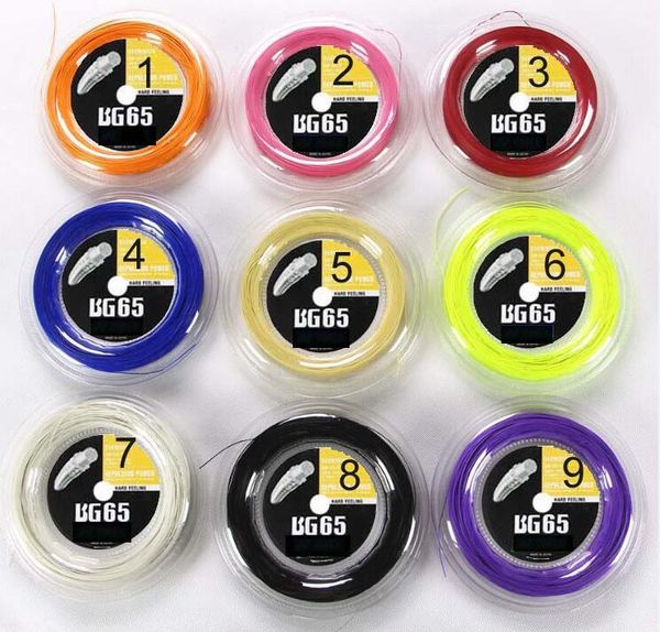 

1 reel/lot bg65 badminton string reel 200m high-strength professional badminton racket line with high quality