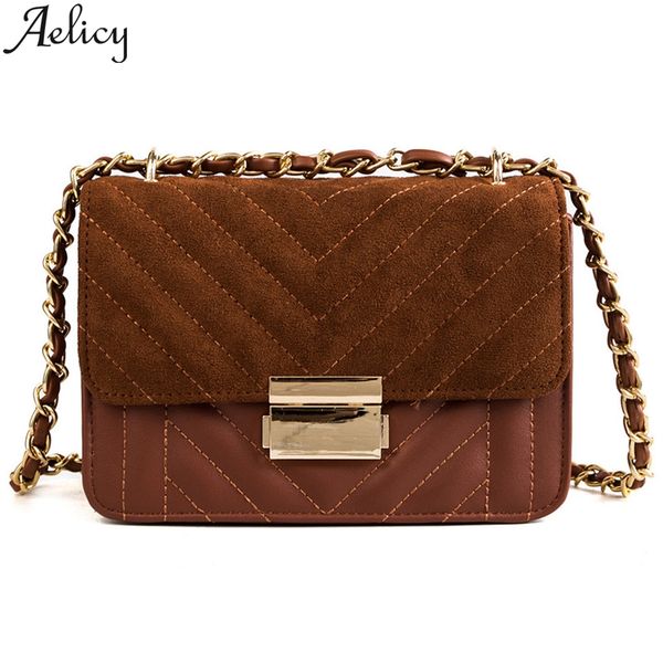 

aelicy pu leather messenger bag ladies 2019 new summer travel shoulder messenger bag ladies chain mobile wallet and handbag