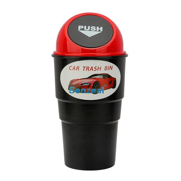 

senzeal abs material car trash auto garbage dust case holder bin box car-styling