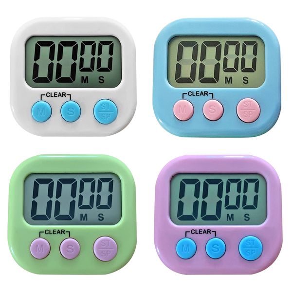 

magnetic lcd electronic screen timer cooking digital display table countdown alarm clock satch with stand for kitchen