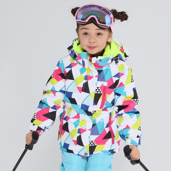 

mt kids ski jacket winter children windproof waterproof super warm ski clothes girls snow coat -30 winter snowboard jacket