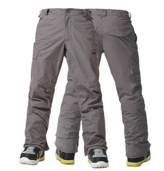 

gsou snow mens мягкие серые камуфляжные лыжные брюки мужской зима открытый серый сноуборд спортивные брюки термальные водонепроницаемые ветр