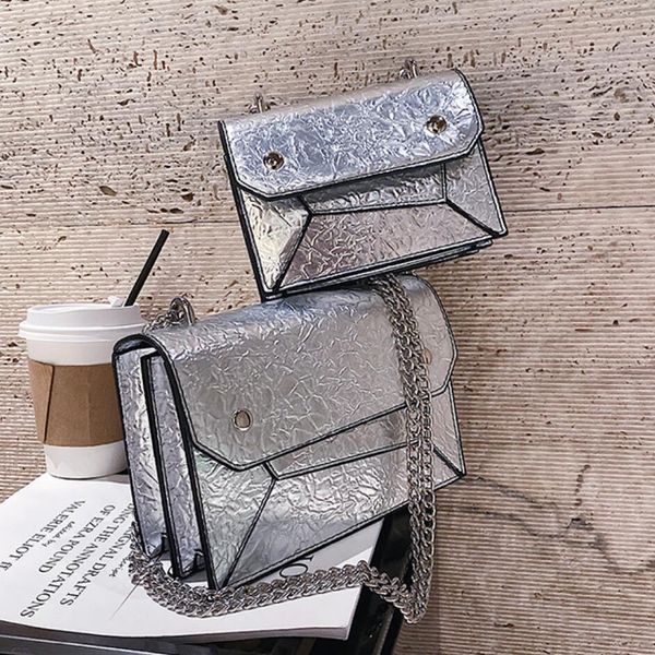 

элегантная женщина площади crossbody сумка 2019 способа новое качество pu кожа женская сумка цепи плеча сумка