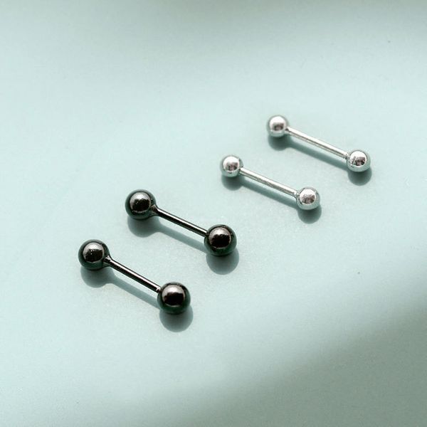 

pure silver round pearl earring contracted earring anti lost earrings new fashionable light pearl earrings in a week, Golden;silver