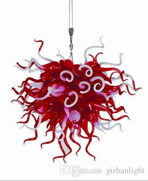 

Italy Style Style Blown Glass Chandelier Light Modern Art Deco Flower Shaped Murano Glass LED Hanging Chandelier for Villa Decor