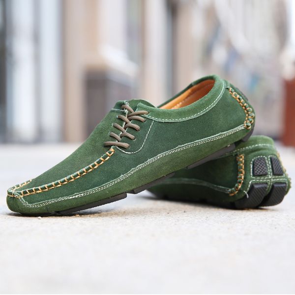 

comfortable spring loafers shoes men driving moccasin mens flats men shoes casual sneakers rubber man large size 47, Black