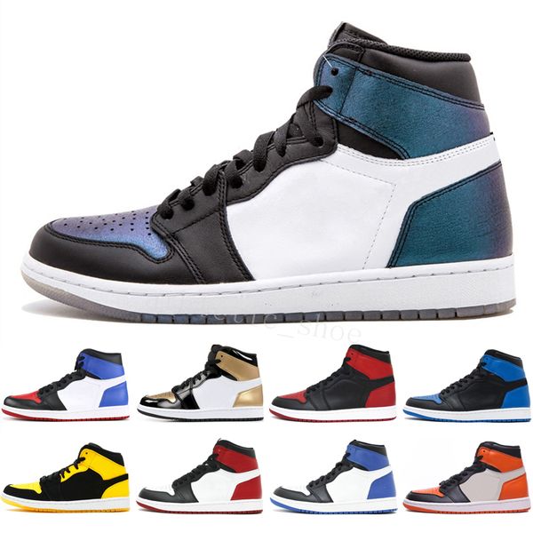 

1s mid og 1 3 mens basketball shoes homage to home banned bred toe chicago royal blue shadow city of flight men sport sneakers trainers