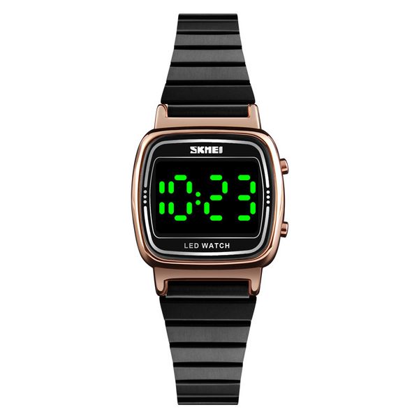 

women digital watch led light display watch womens waterproof luxury dress wristwatch ladies quartz glass mirror watch