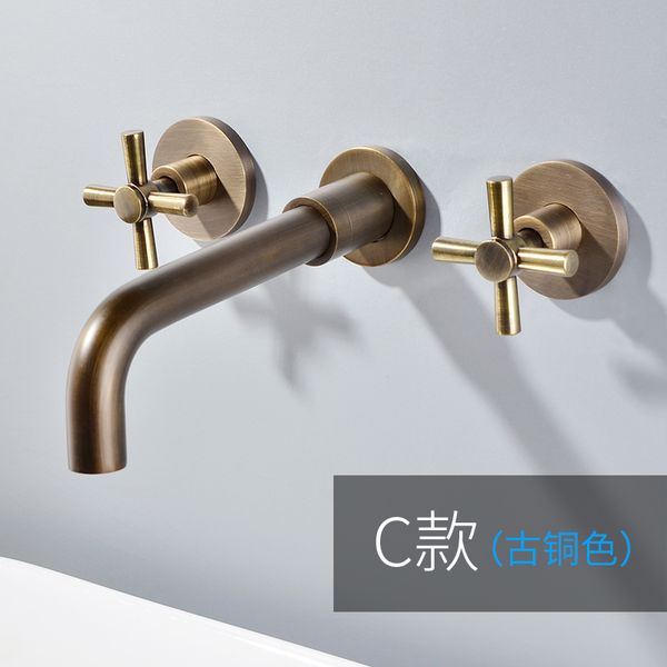 

brushed and cold mixer set bathtub water tap solid brass concealed bronze bathroom faucet shower faucets bath accesspories