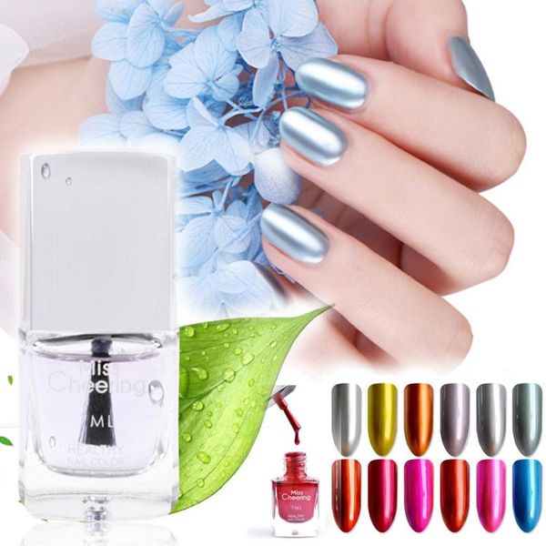 

7ml long lasting uv led vernis nail gel polish semi permanant uv metallic mirror effect nail polish