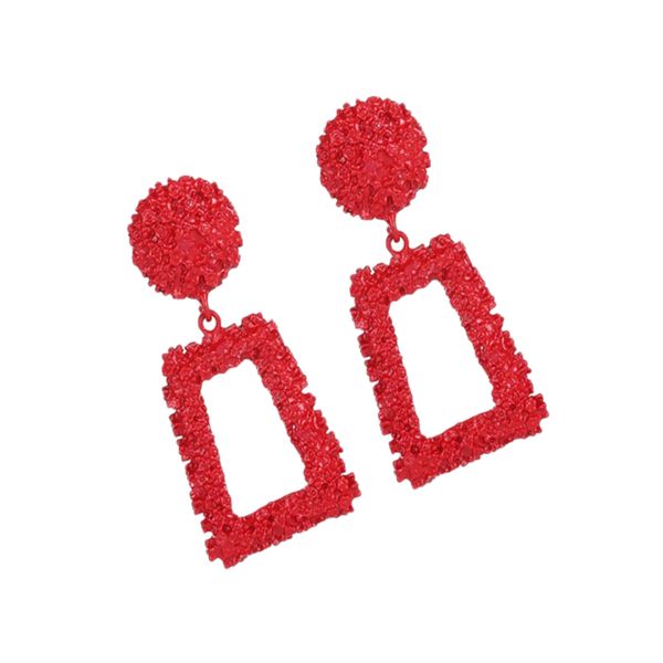 

fashion punk bohemian geometric statement earrings for women, Golden