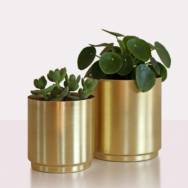 

nordic brass metal planter gilt vase gold vases home decoration accessories modern wedding flower vase dropshipping 2020