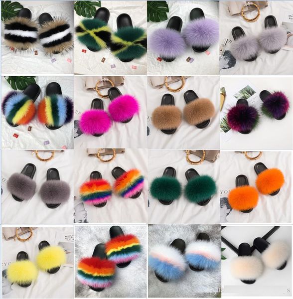 

Fox hair lipper 2019 womem ummer furry rainbow multicolor lipper fa hion 100 real fox fur luxury lide large ize 36 45