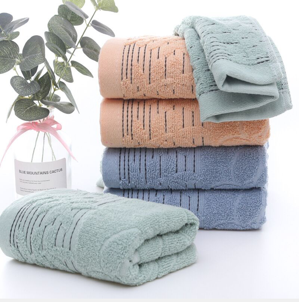 

new cotton wholesale bamboo cotton face towel soft 3 color thick beach towel with high water absorption and antibacterial