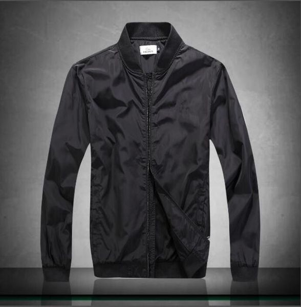 

2019 new pl1804 spring casual solid fashion slim bomber jacket men overcoat autumn baseball jackets men's streetwear jacket, Black;brown