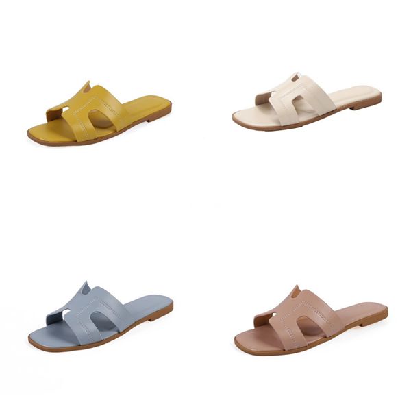 

mens slippers leather h summer shoes 2020 flat beach slippers male black white shoes ka1151 y200107#915