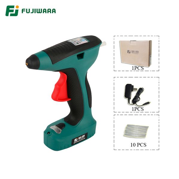 

fujiwara 3.6v 1500mah rechargeable lithium electric melt glue gun