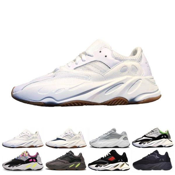 

Salt 700 Inertia Running Shoes for Mens Women Wave Runner Static Solid Grey Mauve Kanye West Outdoors Athletic Sports Sneakers 36-46