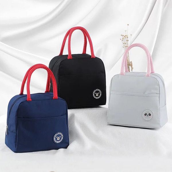 

small and light thermal cooler insulated waterproof lunch box storage picnic bag pouch portable insulated lunchbag cooler bags