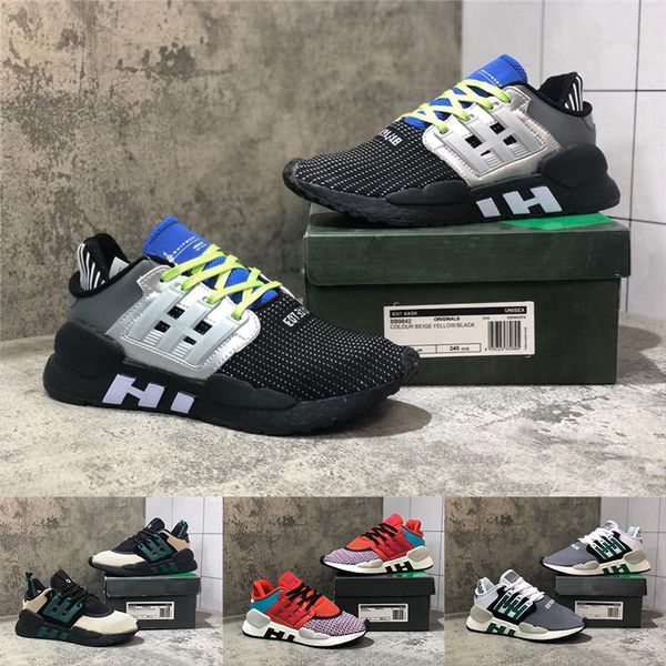 

Новые EQT Bask Support Future 93 17 Кроссовки Triple White черный розовый Мужская женская спортивна