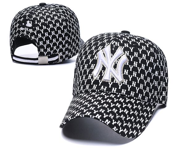 

22 hight quality baseball caps cotton luxury letter ny caps summer women sun hats outdoor adjustable men caps women snapback cap with label, Blue;gray