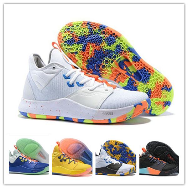 

оригинальные мужские paul george pg 3 3s palmdale iii p. george баскетбольная обувь zapatillas hombre pg3 звездный синий оранжевый красный ч
