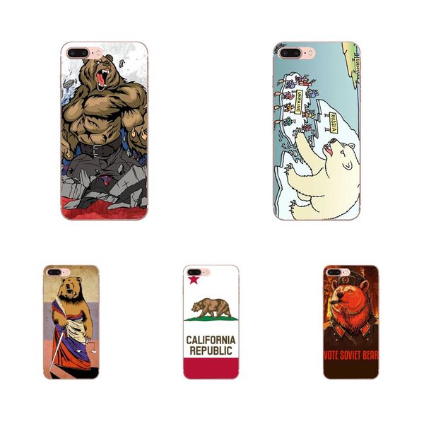 

custom soft tpu new fashion bear russia mobile for htc desire 530 626 628 630 816 820 830 one a9 m7 m8 m9 m10 e9 u11 u12 life plus